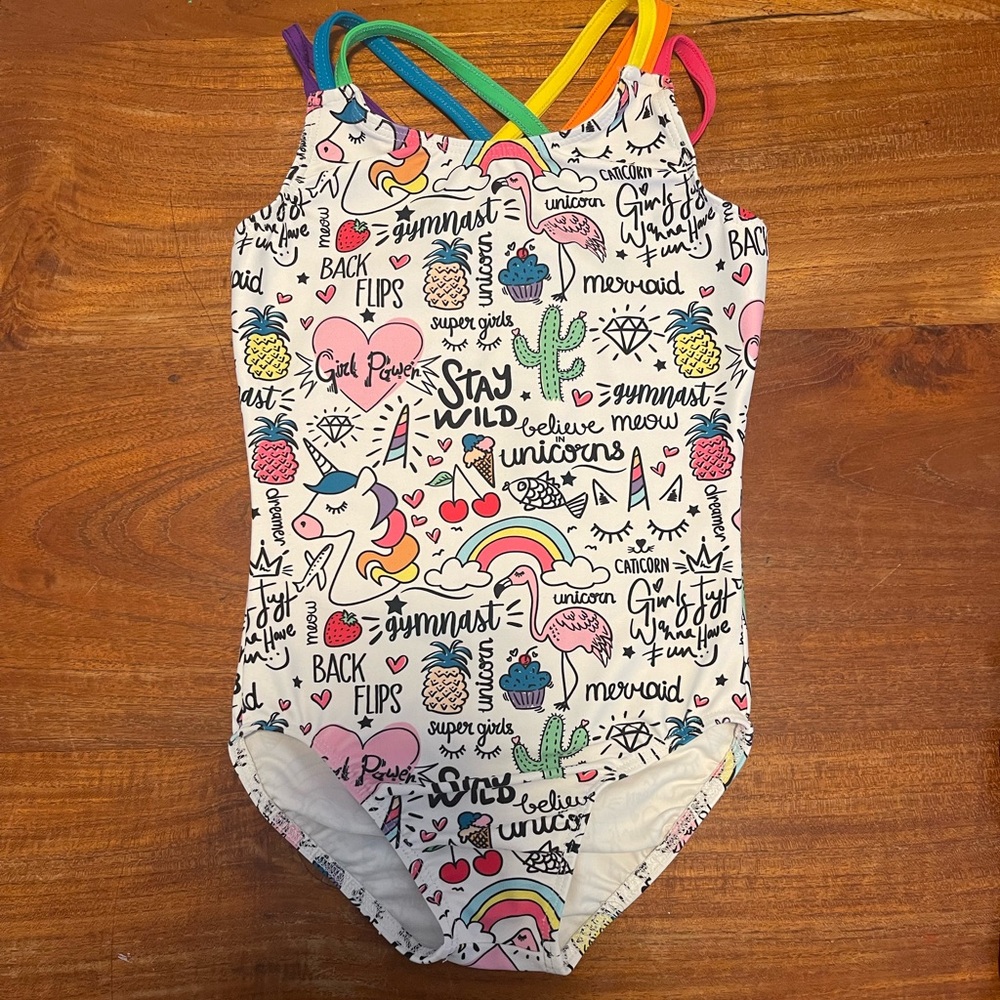 Destira Girls gymnastics leotard - NWOT